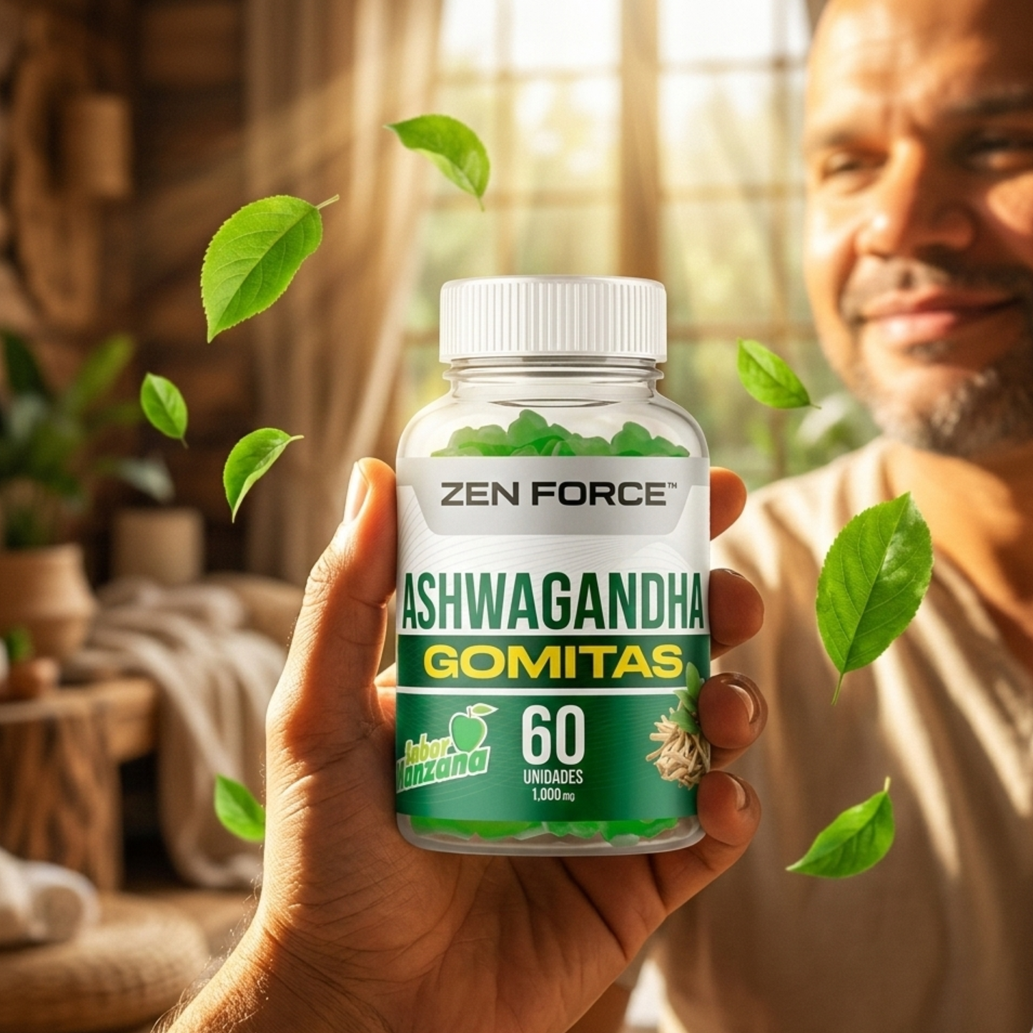 60 GOMITAS ASHWAGANDHA 1000mg