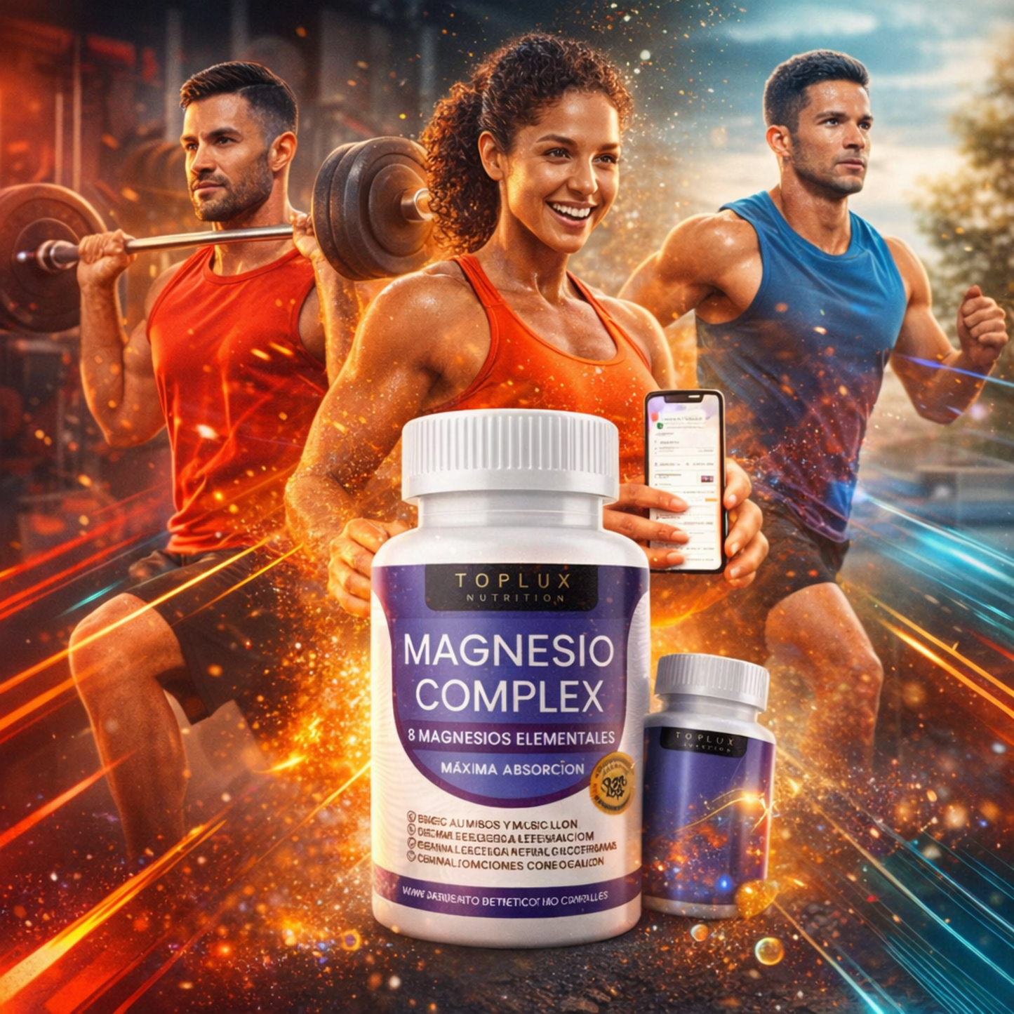 MAGNESIO 8 FORMS™ El Equilibrio que Tu Cuerpo Reclama Recupera Energía. Duerme Profundo. Vive Fuerte.