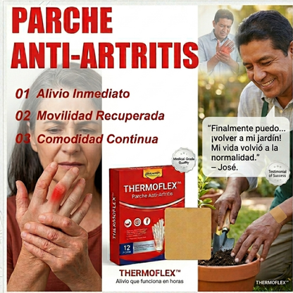THERMOFLEX™ Alivio del Dolor que Funciona (Parche anti-artritis)