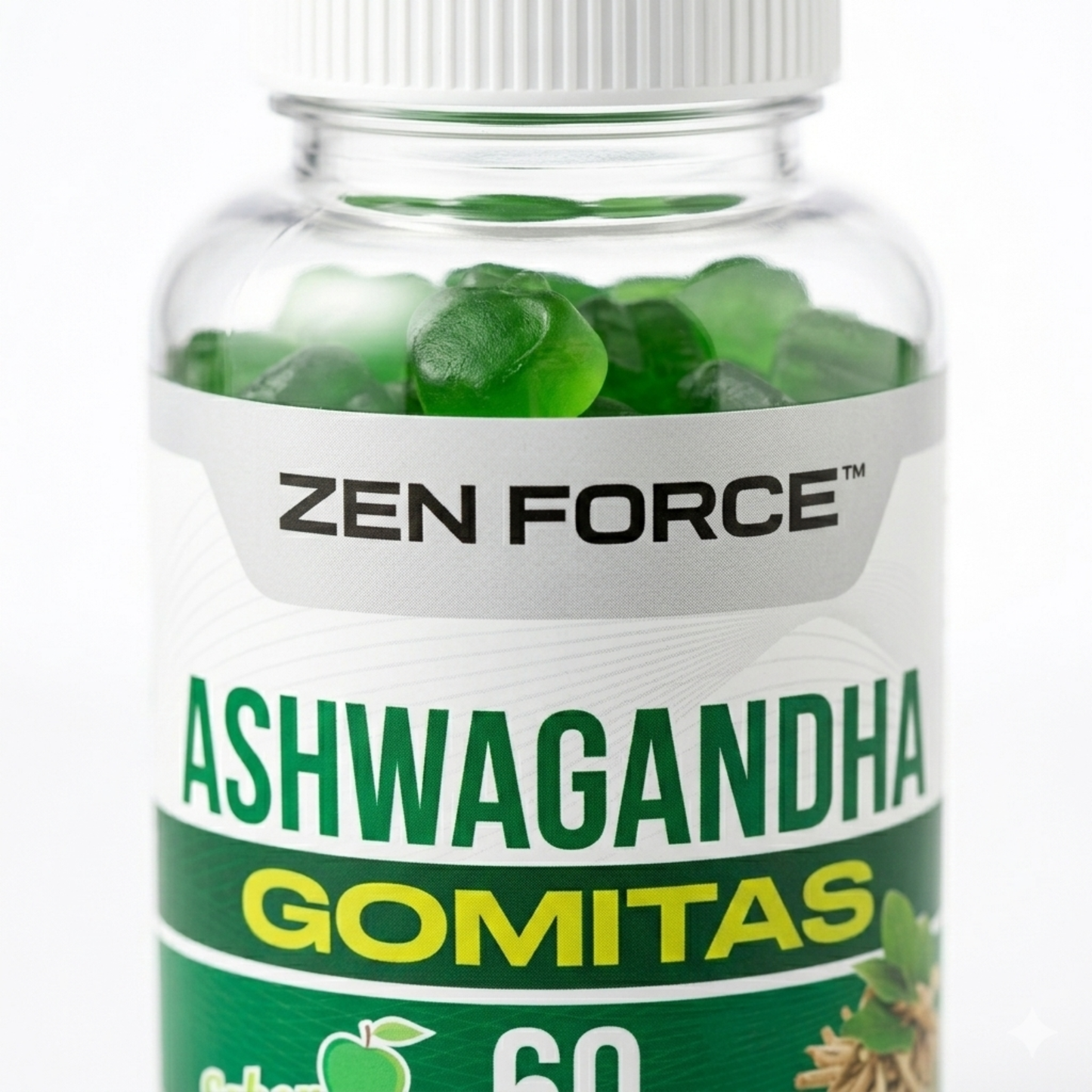 60 GOMITAS ASHWAGANDHA 1000mg