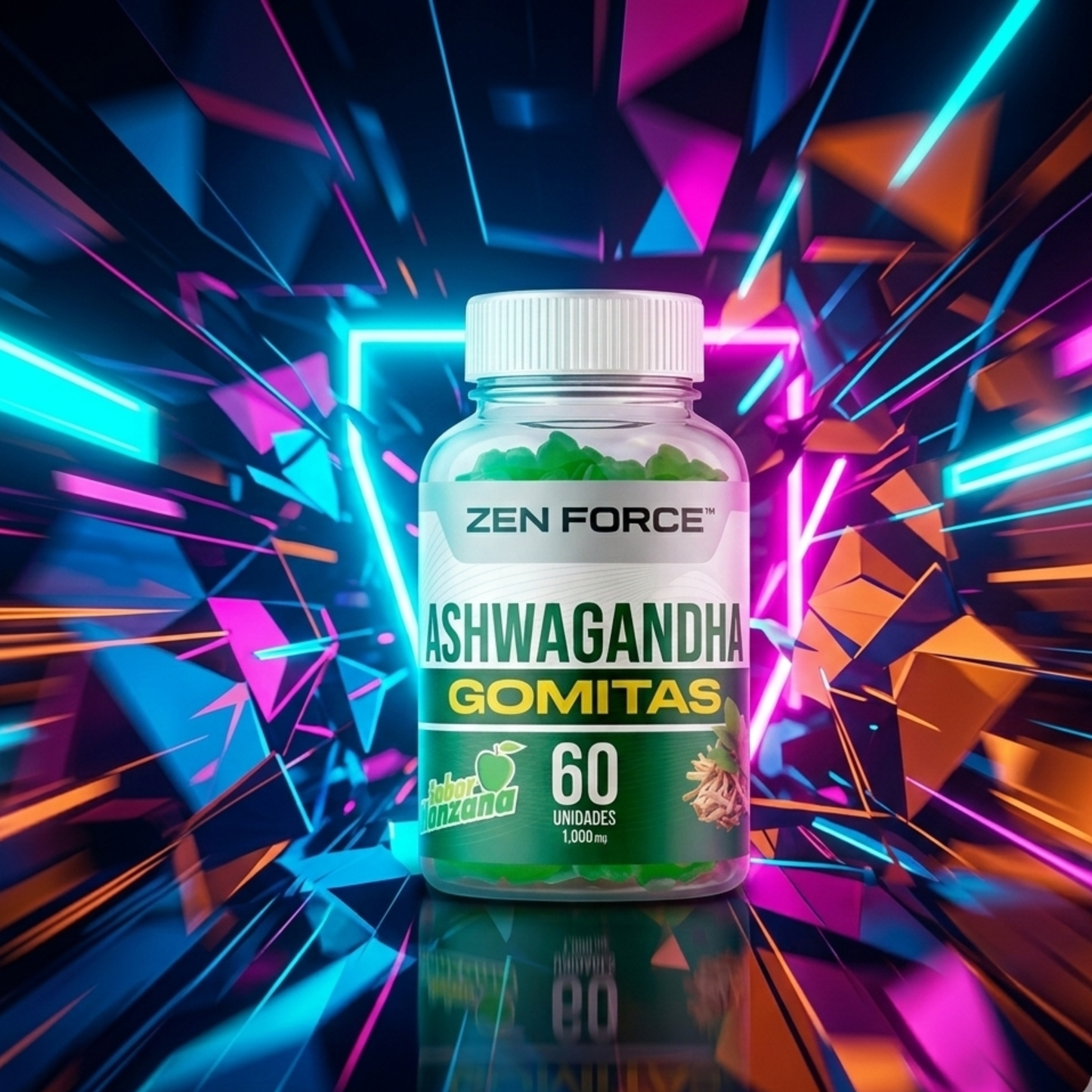 60 GOMITAS ASHWAGANDHA 1000mg