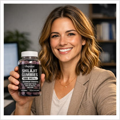 SHILAJIT GOMITAS 1000MG Energía Pura. Performance Máximo.