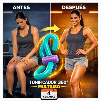 TONIFICADOR 360° MULTIUSO Piernas, Glúteos y Brazos Tonificados. En Casa. Sin Gym.