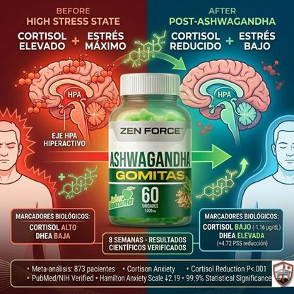 60 GOMITAS ASHWAGANDHA 1000mg